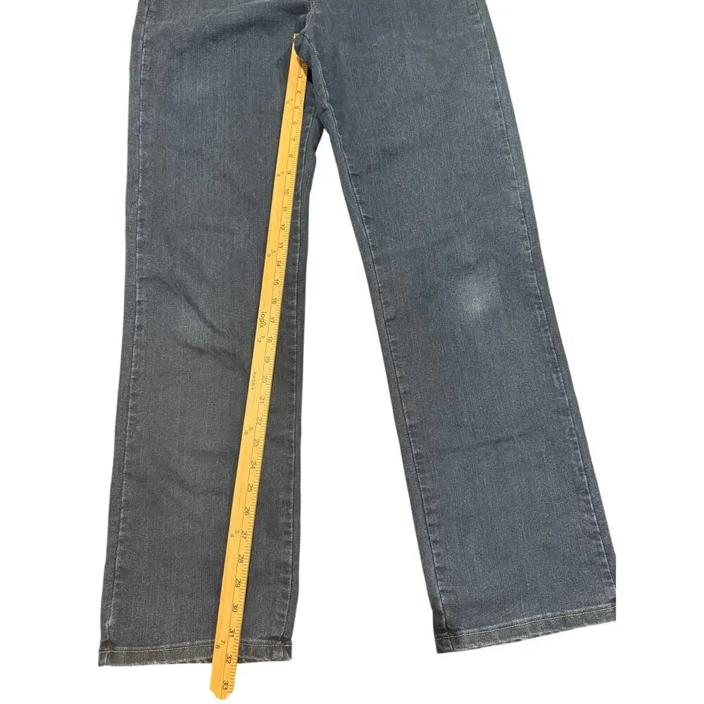 Lee Women's Relaxed Fit Straight Leg Blue Jeans Size 10 Long